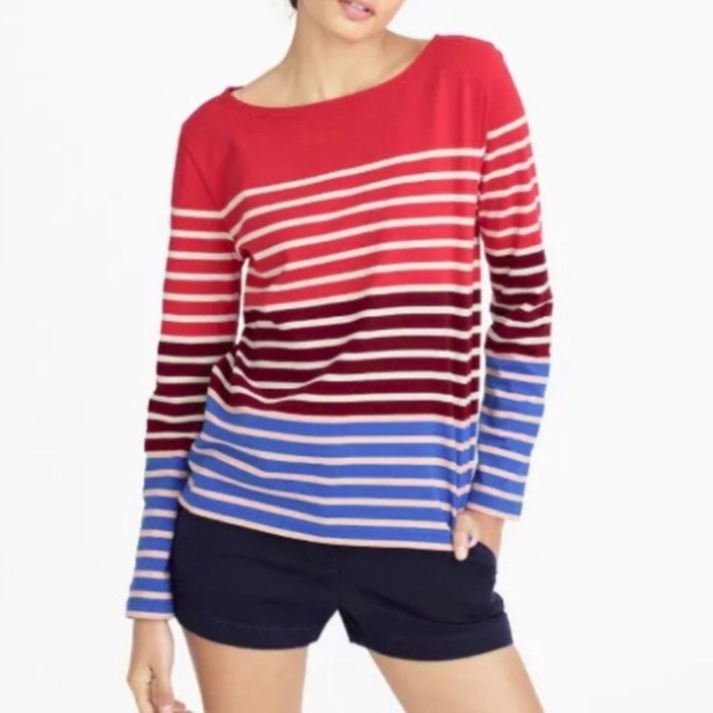Fun J.Crew Striped Tee